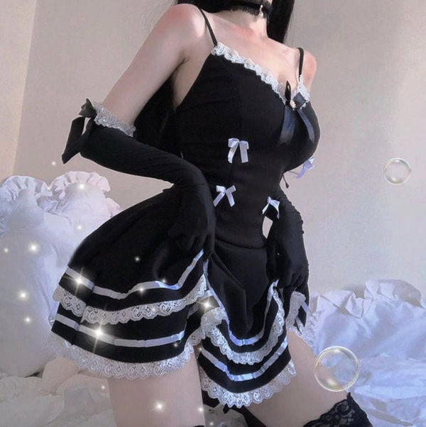 French Maid Cosplay Costume