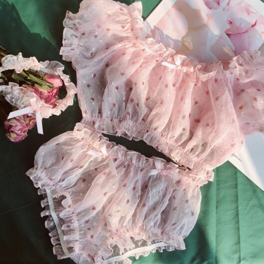 Sheer Chiffon PJ Set