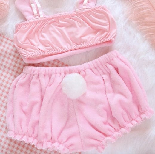 Pink Cinnamoroll Velvet Pajamas Set