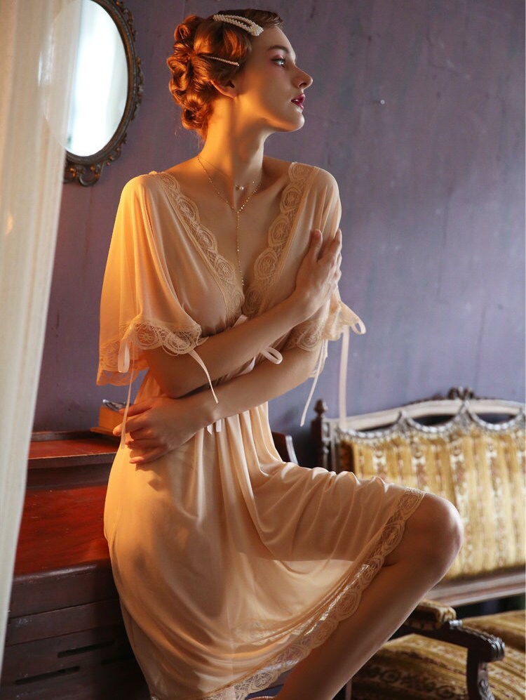 Butterfly Slinger Sheer Nightgown