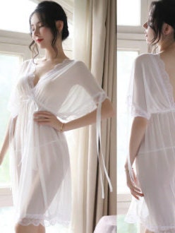 Butterfly Slinger Sheer Nightgown