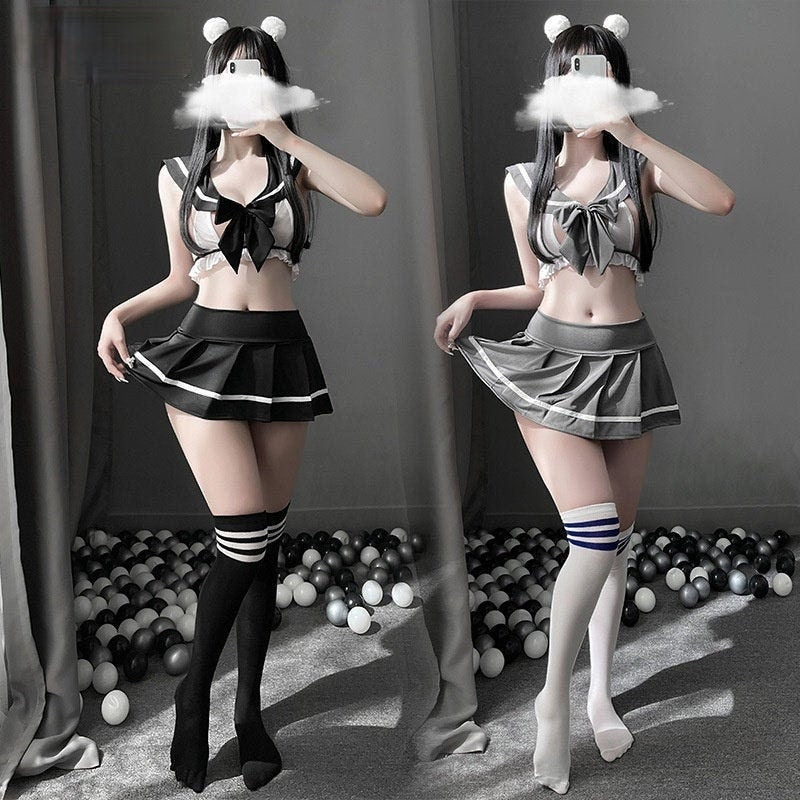 Anime School Girl Cosplay Lingerie